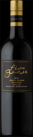 Five Geese Jon's Block Reserve Shiraz 2015