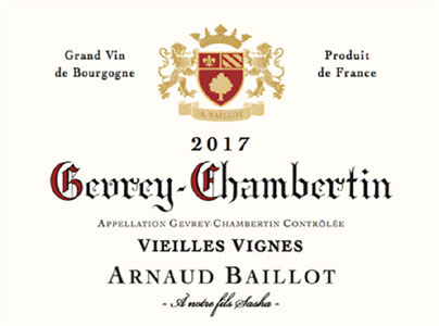 Arnaud Baillot Gevrey-Chambertin 2022