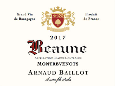 Arnaud Baillot Beaune 'Montrevenots' 2021