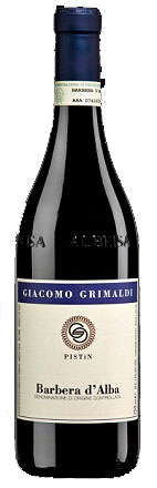 Giacomo Grimaldi Barbera d'Alba Pistin 2015