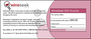 WineSeek Gift Voucher $30