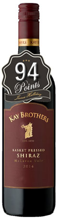 Kay Brothers Basket Pressed Shiraz 2021