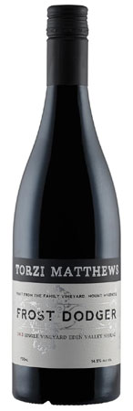 Torzi Matthews 'Frost Dodger' Shiraz 2021