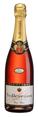 Champagne Vollereaux Rose de Saignee Brut